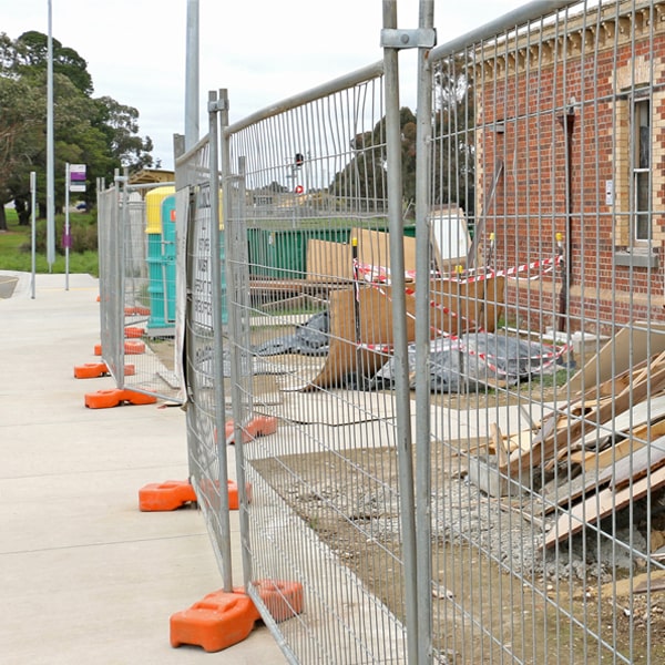 what's the process for booking the removal of the temporary fence once my project or even is finished